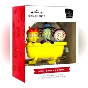 Hallmark Disney The Nightmare Before Christmas Lock, Shock and Barrel Ornament